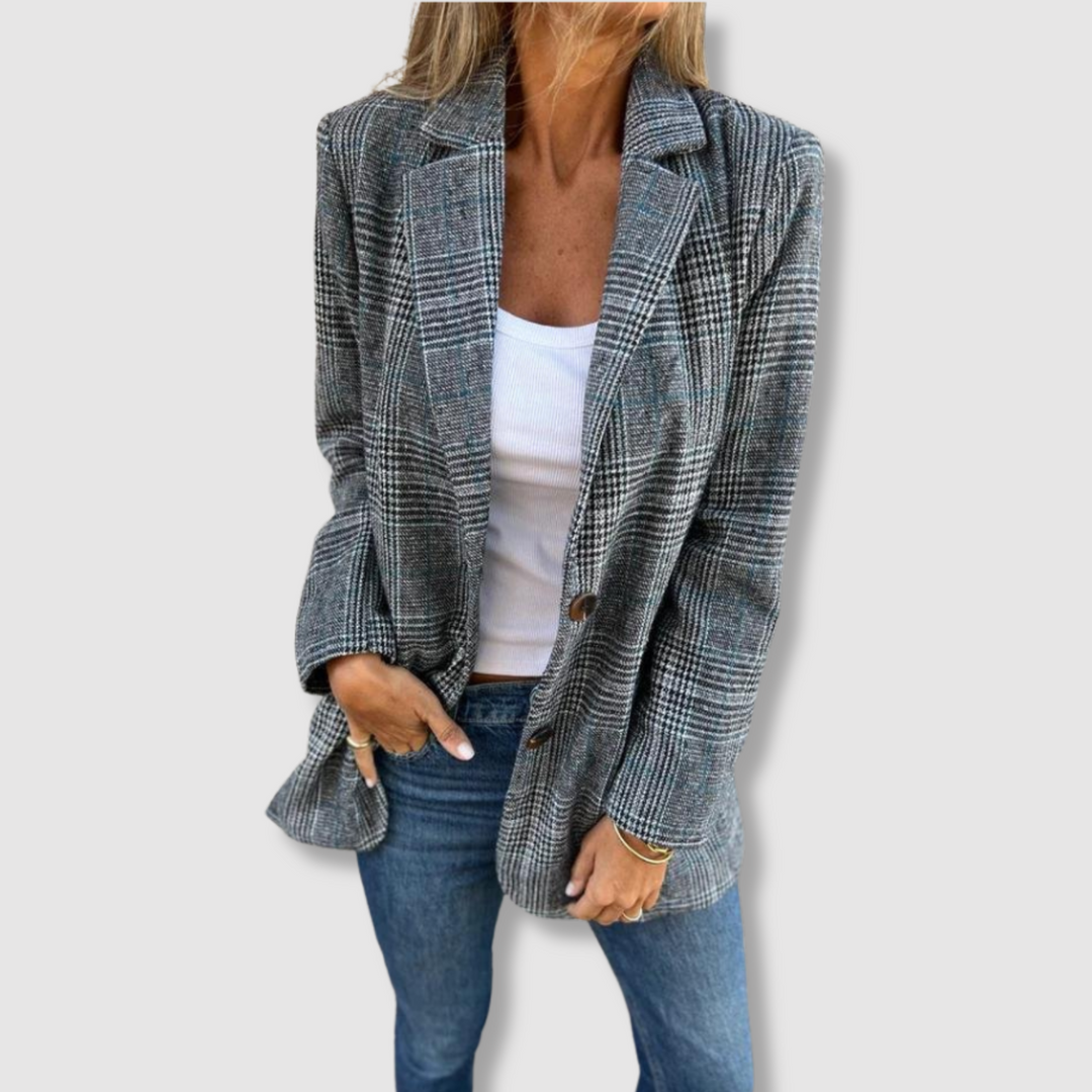 Milly™ Blazer a quadri elegante