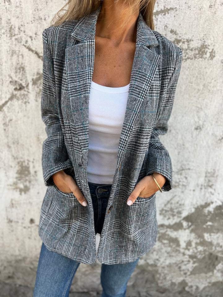 Milly™ Blazer a quadri elegante