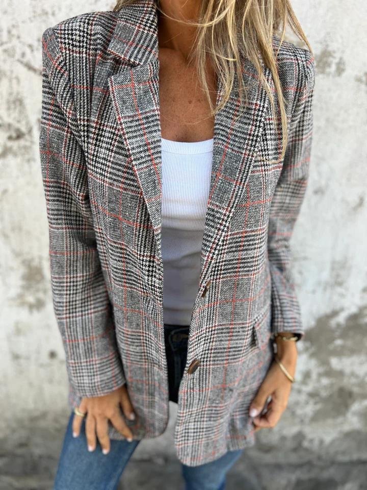 Milly™ Blazer a quadri elegante