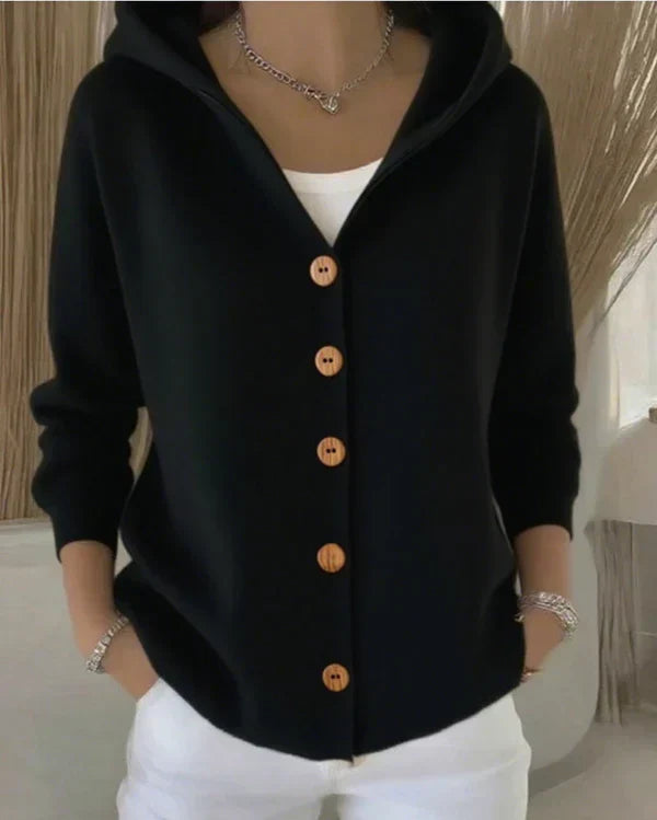 Freya™ Cardigan Classico con Bottoni