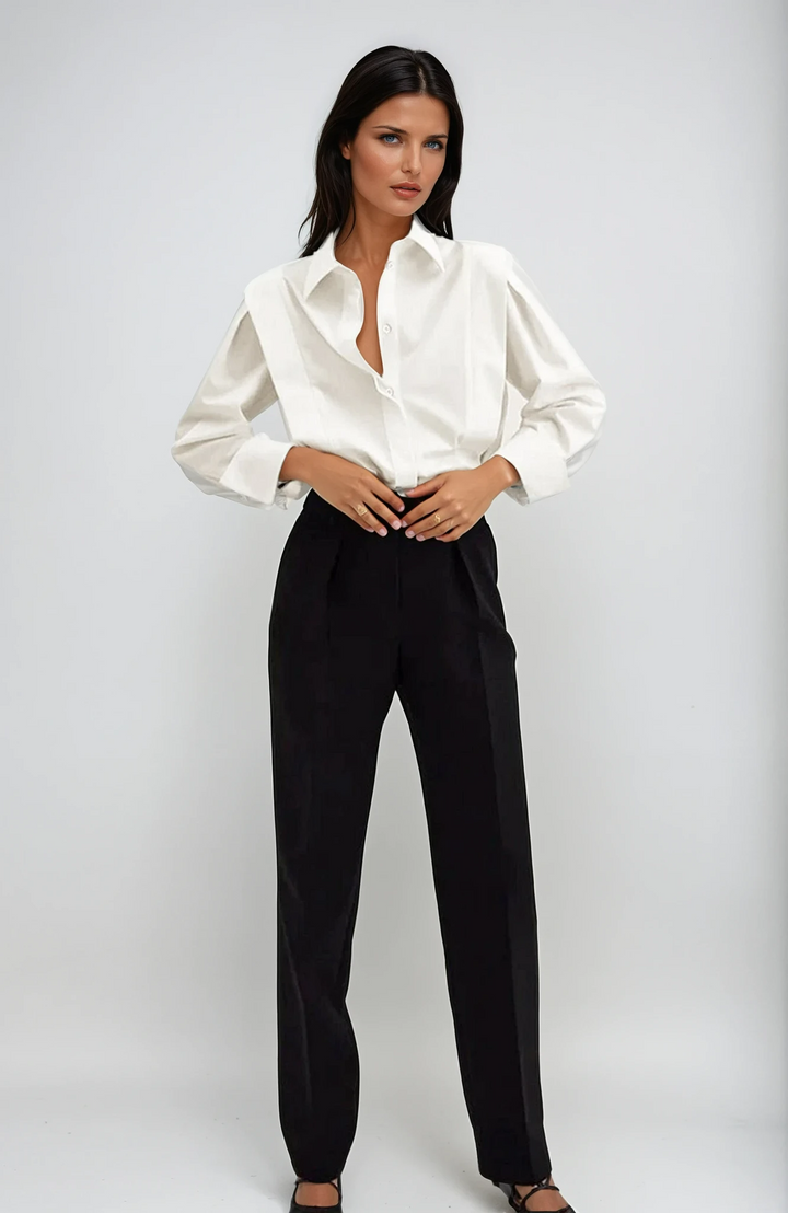 Camicia Quadrata con Bottoni