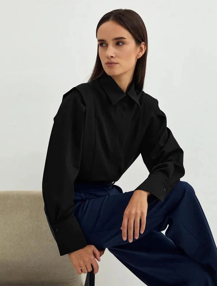 Camicia Quadrata con Bottoni