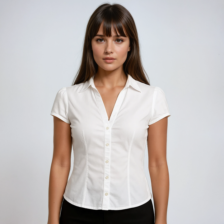 Camicia Slim-Fit in Popeline di Cambridge