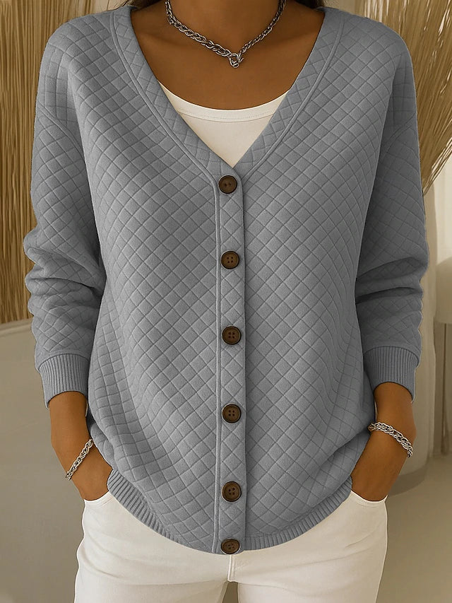 Cardigan con Bottoni Soft Eva™