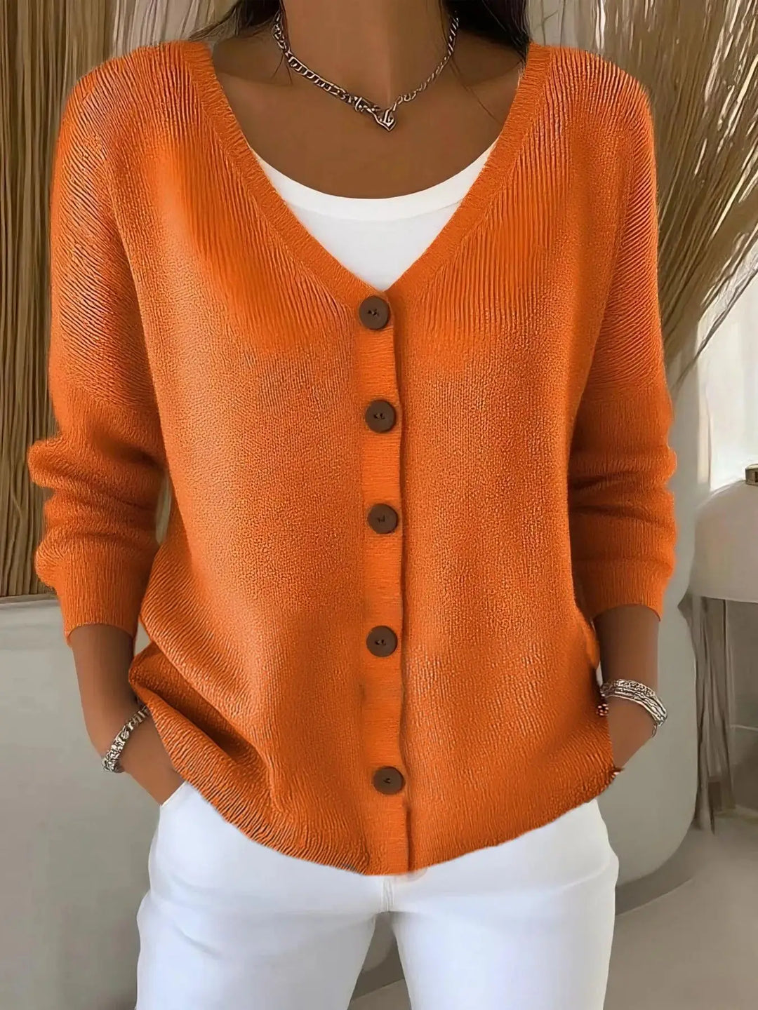 Isla™ Cardigan con Bottoni Morbidi