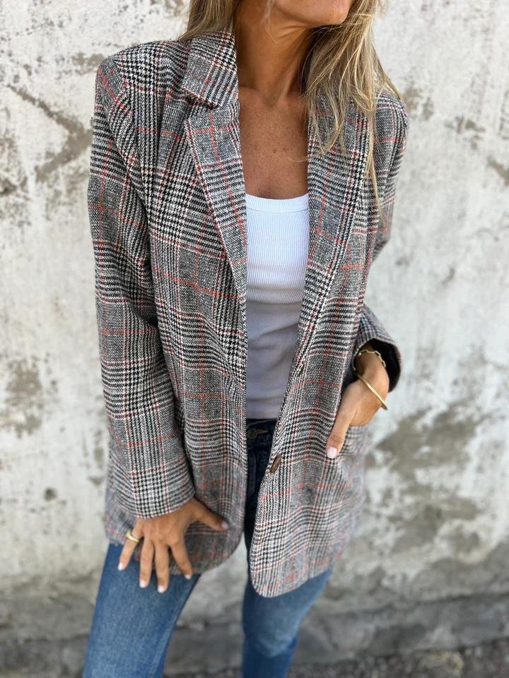 Milly™ Blazer a quadri elegante