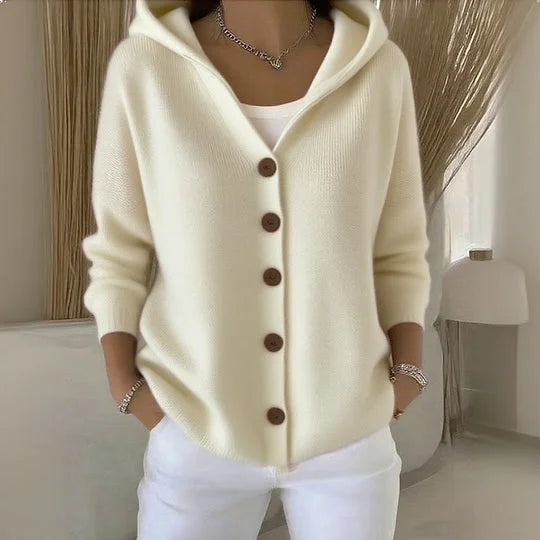 Freya™ Cardigan Classico con Bottoni